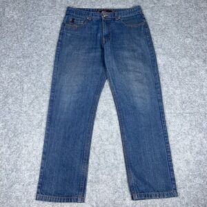 VTG Southpole Jeans Mens 36x30 Straight Leg Faded Denim Pants 90s Hip Hop‎ Y2K